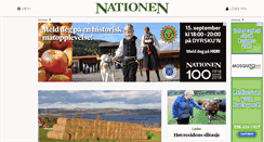 Desktop Screenshot of nationen.no